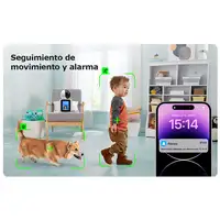 Cámara de Seguridad Doméstica Klack para Interiores, monitor para bebes