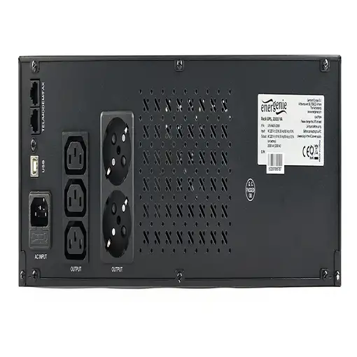 Gembird UPS-RACK-1200 sistema de alimentación ininterrumpida (UPS) Línea interacti