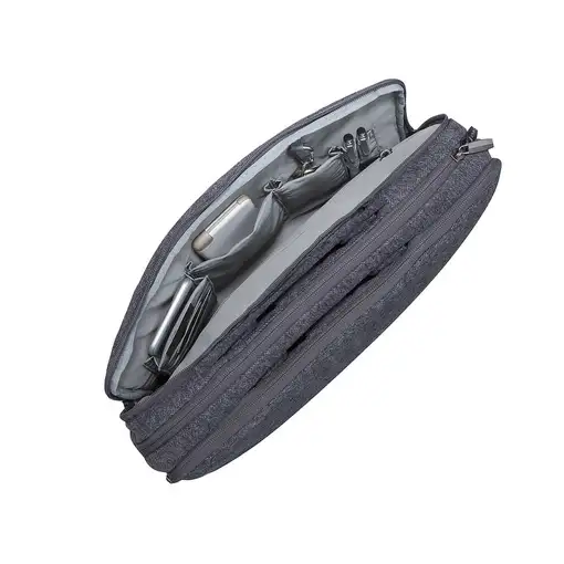 Rivacase 7930 maletines para portátil 38,1 cm (15") Bandolera Gris