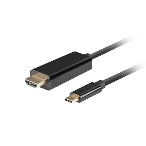 Lanberg CA-CMHD-10CU-0005-BK adaptador de cable de vídeo 0,5 m USB Tipo C HDMI Lanberg CA-CMHD-10CU-0005-BK adaptador de cable de vídeo 0,5 m USB Tipo C HDMI