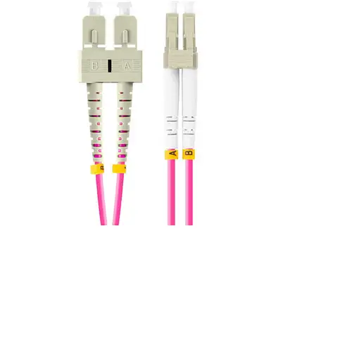 Lanberg FO-LUSU-MD41-0010-VT Cable de fibra óptica e InfiniBand 1 m LC SC LC/SC