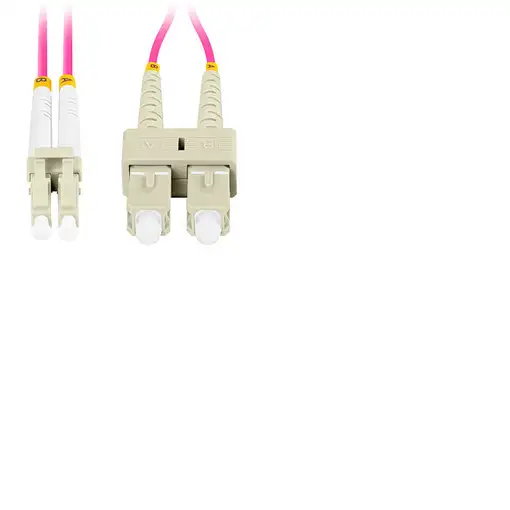 Lanberg FO-LUSU-MD41-0010-VT Cable de fibra óptica e InfiniBand 1 m LC SC LC/SC
