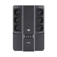 Trust Maxxon sistema de alimentación ininterrumpida (UPS) 0,8 kVA 6 salidas AC