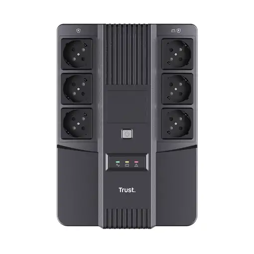 Trust Maxxon sistema de alimentación ininterrumpida (UPS) 0,8 kVA 6 salidas AC
