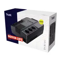 Trust Maxxon sistema de alimentación ininterrumpida (UPS) 0,8 kVA 6 salidas AC
