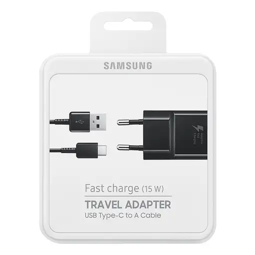  Samsung EP-TA20 Universal Negro Corriente alterna Carga rápida Interior, Exterior
