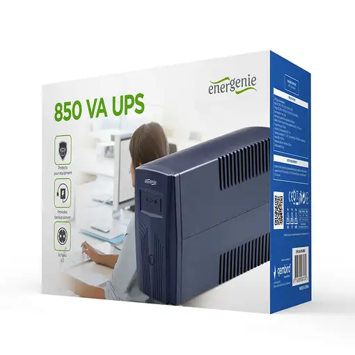Gembird EG-UPS-B850 sistema de alimentación ininterrumpida (UPS) Línea interactiva