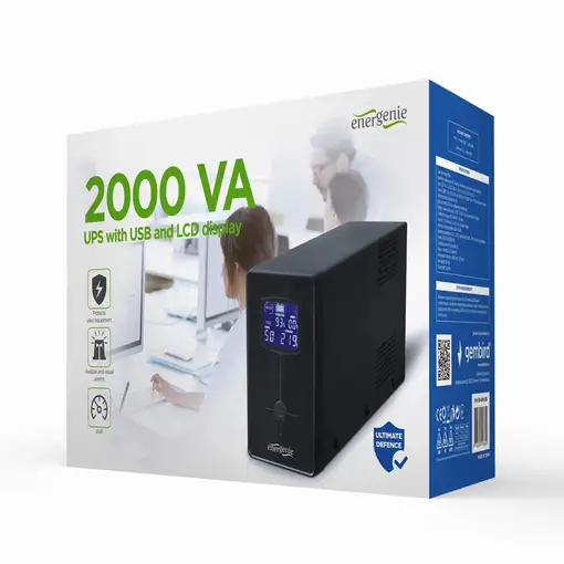 Gembird EG-UPS-035 sistema de alimentación ininterrumpida (UPS) Línea interactiva