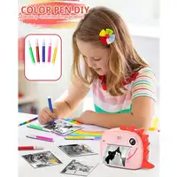 Cámara instantánea de impresión Klack para niños - Rosa