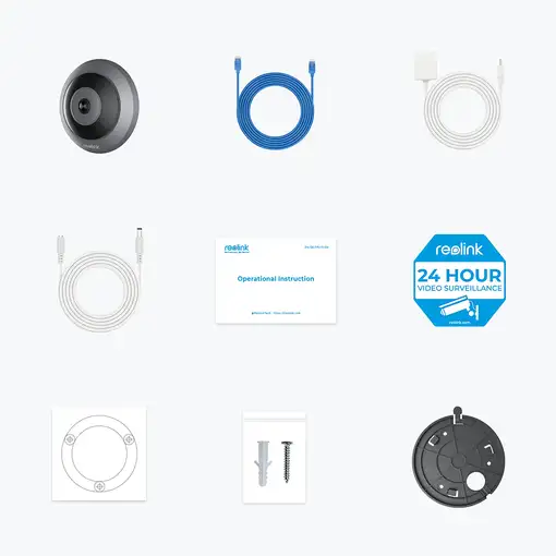 Reolink Fisheye Series W520 Cámara de seguridad IP Interior 2560 x 2560 Pixeles