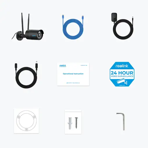 Reolink W320-B Bala (forma) Cámara de seguridad IP Exterior 2560 x 1920 Pixeles