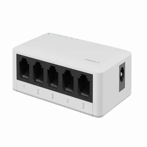 Gembird NSW-G5-01 switch No administrado Gigabit Ethernet (10/100/1000) Blanco