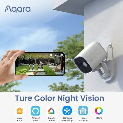 Aqara Hub G5 Pro Cubo Cámara de seguridad IP Exterior 2688 x 1520 Pixeles