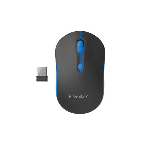 Gembird WIRELESS OPTICAL MOUSE MUSW-4B-03-B 1600DP - Maus ratón Oficina Ambidextro