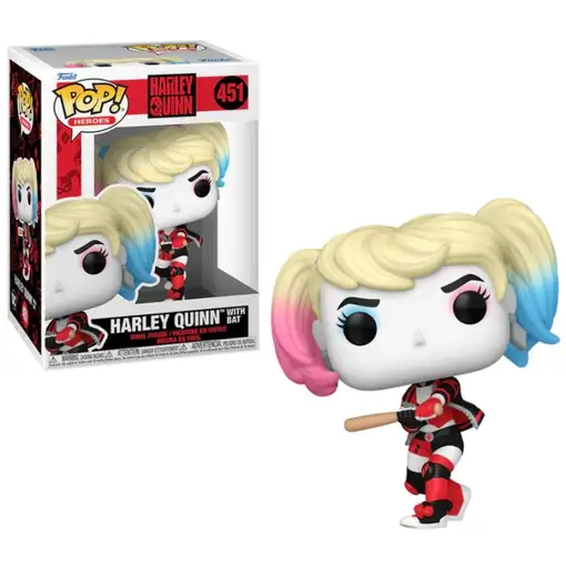 Funko pop heroes dc harley quinn harley con bate 65614