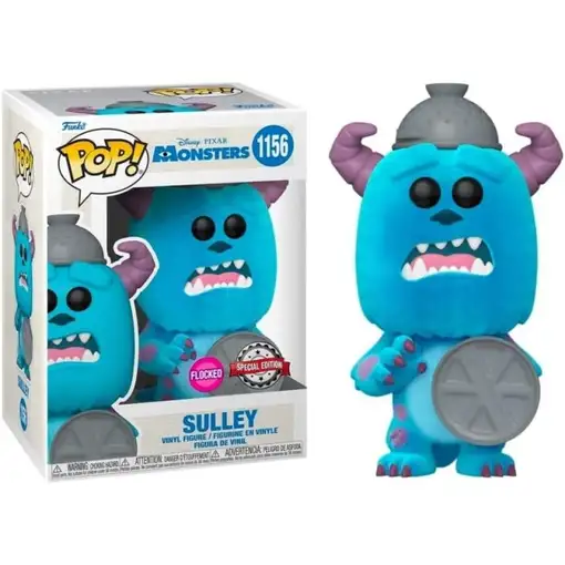 Funko pop disney monstruos sa monster inc 20th sulley with lid flocked 58754