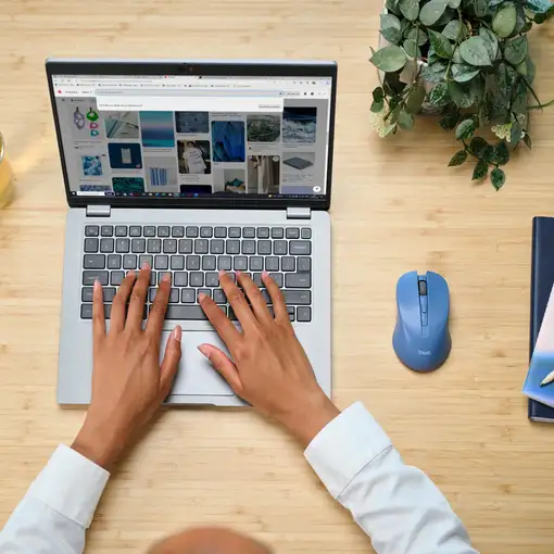 Trust Mydo ratón Oficina Ambidextro RF inalámbrico Óptico 1800 DPI