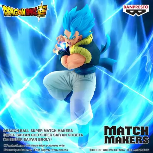 Figura banpresto: dragon ball super match makers super saiyan gogeta