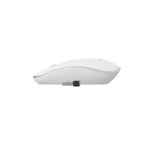 Gembird MUSW-4B-01-W ratón Oficina Ambidextro RF inalámbrico Óptico 1600 DPI
