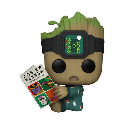 Funko pop marvel guardianes de la galaxia groot en pijama con libro 70651