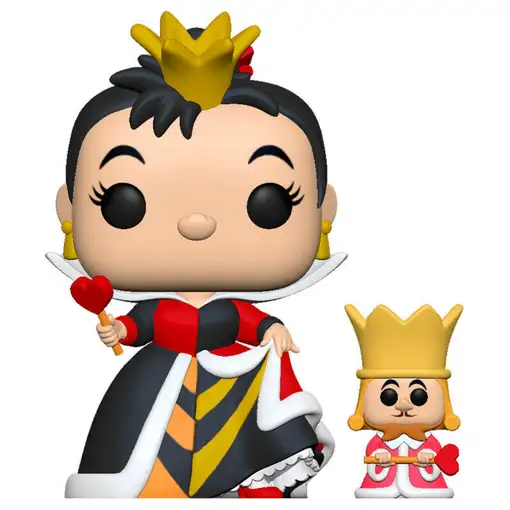 Figura pop disney alicia en el pais de las maravillas queen with king Figura pop disney alicia en el pais de las maravillas queen with king