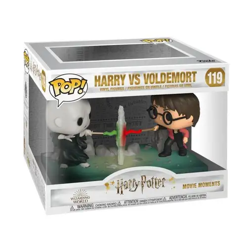 Funko pop harry potter escena harry vs voldemort