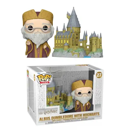 Figura pop harry potter anniversary dumbledore with hogwarts