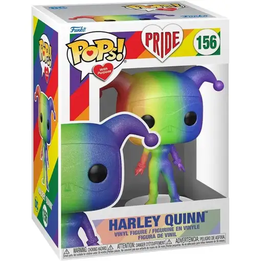 Figura pop dc comics harley quinn pride
