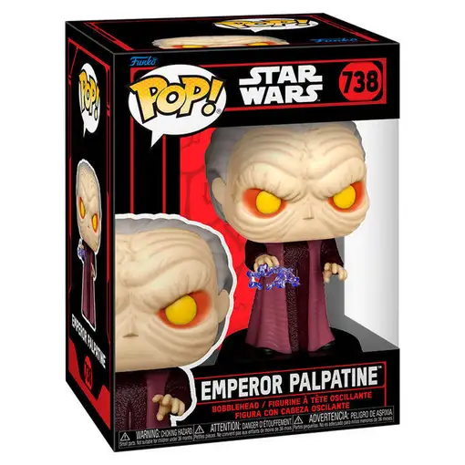 Figura pop star wars emperor palpatine