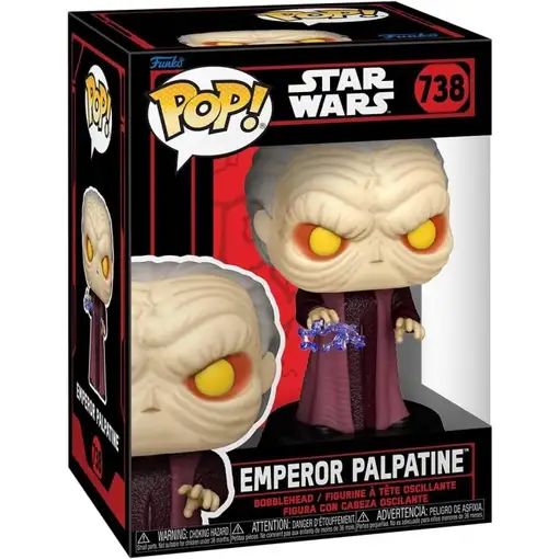 Figura pop star wars emperor palpatine