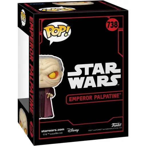 Figura pop star wars emperor palpatine