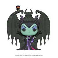 Figura pop disney villains maleficent with throne