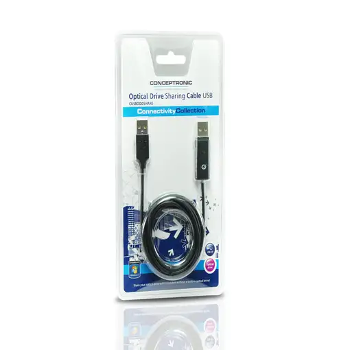 Conceptronic CUSBODDSHARE cable para video, teclado y ratón (kvm) Negro 1,8 m