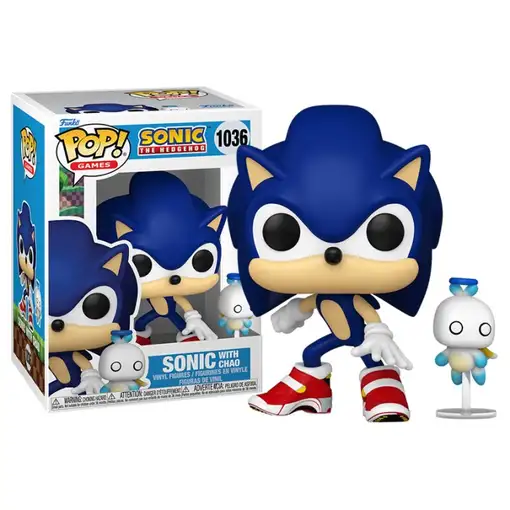 Funko pop pop & buddy sonic the hedgehog sonic con chao 80309