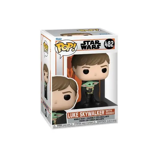 Figura pop star wars mandalorian luke with child