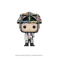 Figura pop back to the future doc with helmet