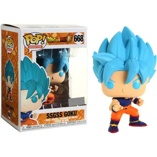 Figura pop dragon ball super ssgss goku exclusive