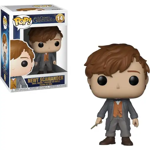 Funko newt w chase con varita (fantastic beasts 2)