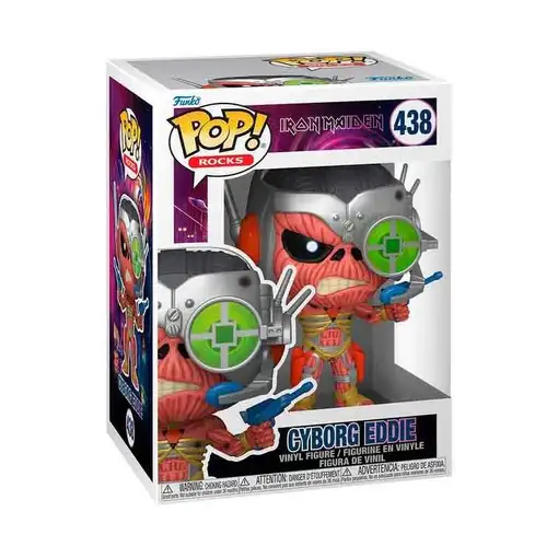 Figura pop! iron maiden - cyborg eddie