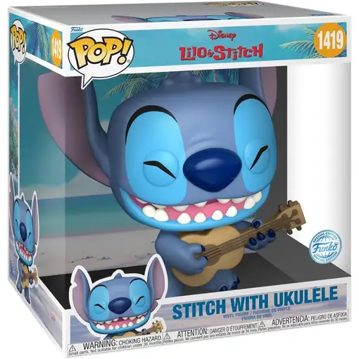 Figura pop disney stitch ukelele exclusive 25cm