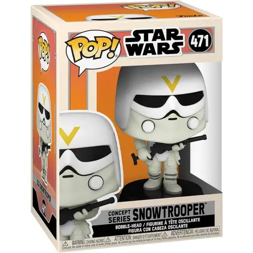 Figura pop star wars concept series snowtrooper