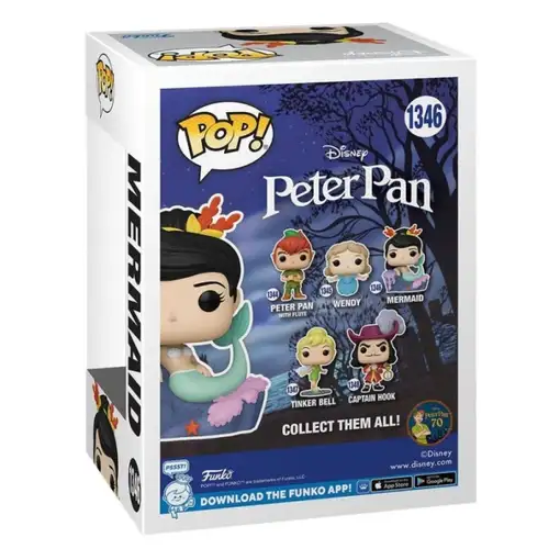 Funko pop disney peter pan disney 70 aniversario sirena 70696
