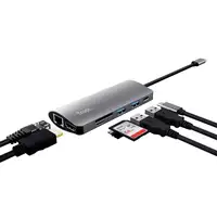 Trust Dalyx tarjeta y adaptador de interfaz Interno HDMI, RJ-45, USB 3.2 Gen 1 (3.