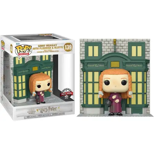 Figura pop harry potter ginny weasley flourish & blotts exclusive