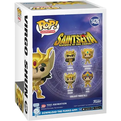 Funko pop saint seiya caballeros del zodiaco gold virgo shun 72061
