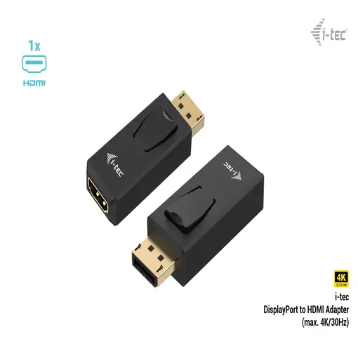 i-tec Passive DisplayPort to HDMI Adapter (max 4K/30Hz)