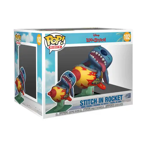 Figura pop disney lilo and stitch - stitch in rocket