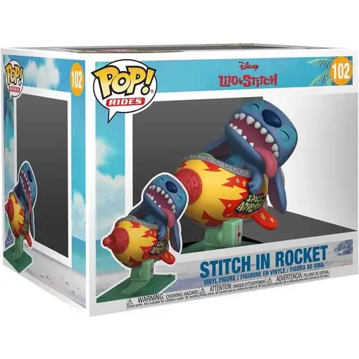 Figura pop disney lilo and stitch - stitch in rocket
