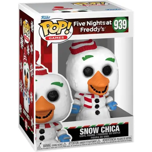 Figura pop five nights at freddys holiday snow chica