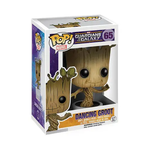 Figura pop marvel guardianes de la galaxia dancing groot
